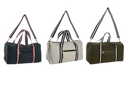 DKD Home Decor Bolso Urban 20 x 50 x 26 cm (3 Unidades) Verde Azul