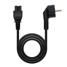NANO CABLE Cable Alimentación Trébol CEE7/M ACODADO - C5/H 1.5M