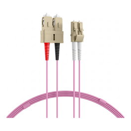 EFB Elektronik Patchkabel LC-SC OM4 5m Rosa
