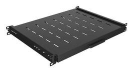 LANBERG AK-1020-B Estantería Extraíble RACK 19" 1U para Equipos Informáticos y Servidores