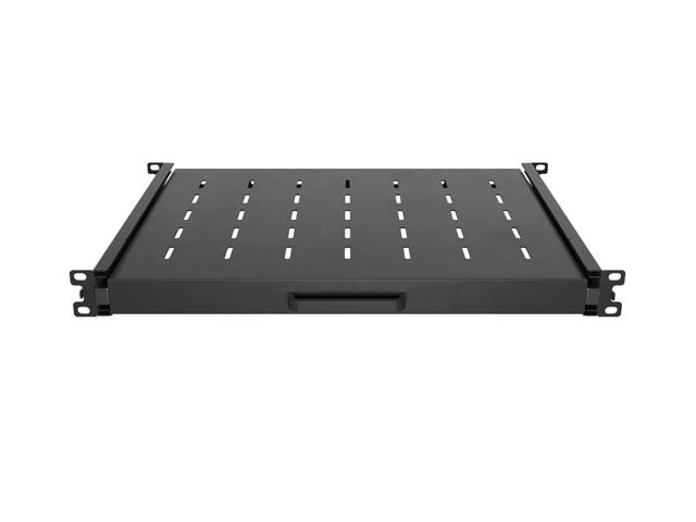 Lanberg Bandeja deslizante para rack 19 pulg 1U 445x350mm Negro