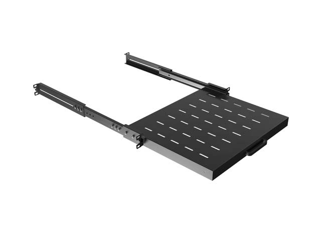 Lanberg Bandeja deslizante para rack 19 pulg 1U 445x350mm Negro