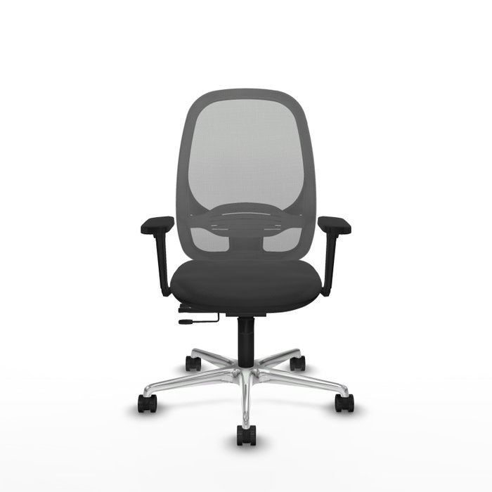PIQUERAS Y CRESPO Silla de oficina Cilanco Gris con Brazos 3D PIQUERAS Y CRESPO Silla de oficina Cilanco Gris con Brazos 3D