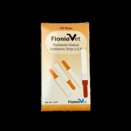 NUZOA VET Tiras Reactivas Fluoresceina 100 Udds para Uso Veterinario