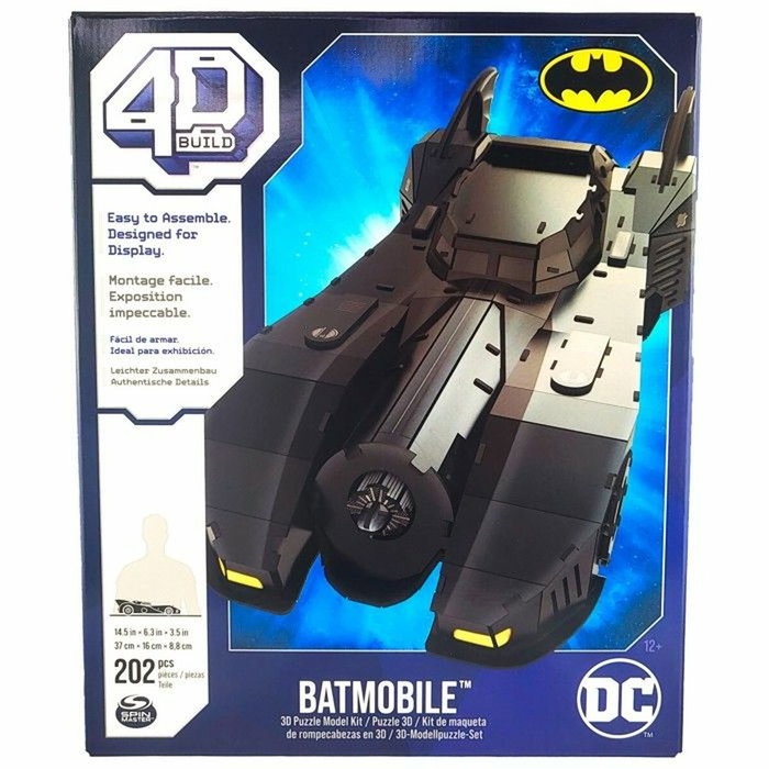 Spin Master Batmóvil Batman DC 4D Build