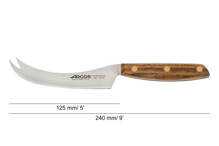 ARCOS Cuchillo para queso hoja inox 125 mm M/MAD.166100-EST.CUCHILLO QUESO HOJA INOX 125 MM. SKU: B187QQ6W8E