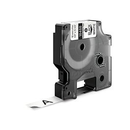 DYMO RHINO Cinta ID1-12 Negro/blanco nylon
