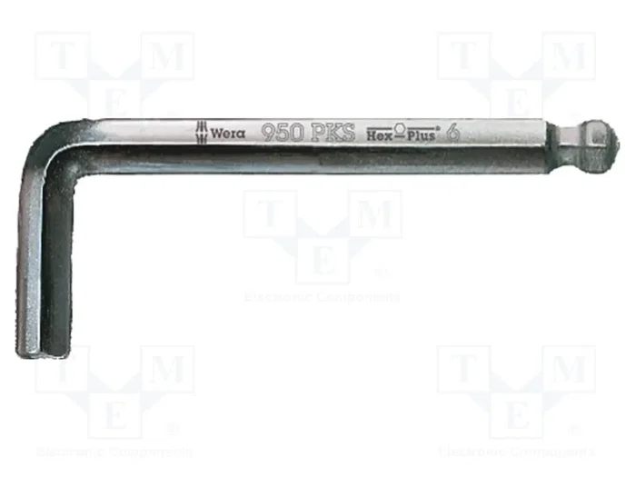 WERA Llave allen Hex-Plus esférica 5mm WERA Llave allen Hex-Plus esférica 5mm