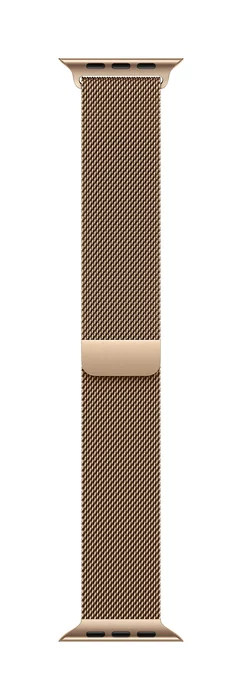 Apple Milanese Loop MGHW4ZM/A - Correa magnética de malla de acero inoxidable color oro, compatible con Apple Watch 38/40/41mm
