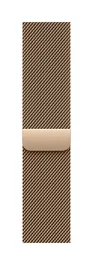 Apple Milanese Loop MGHW4ZM/A - Correa magnética de malla de acero inoxidable color oro, compatible con Apple Watch 38/40/41mm