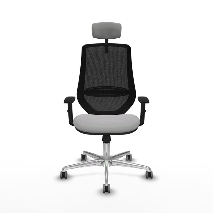 PIQUERAS Y CRESPO Silla de oficina Mardos con mecanismo Sincro, Gris claro y Negro PIQUERAS Y CRESPO Silla de oficina Mardos con mecanismo Sincro, Gris claro y Negro