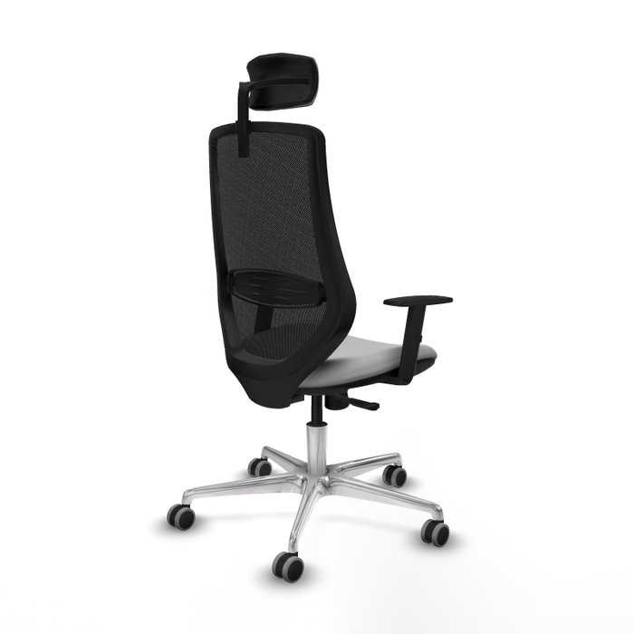 PIQUERAS Y CRESPO Silla de oficina Mardos con mecanismo Sincro, Gris claro y Negro PIQUERAS Y CRESPO Silla de oficina Mardos con mecanismo Sincro, Gris claro y Negro