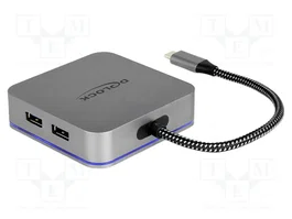 DeLOCK 87742 Dockingstation USB Type-C™ con HDMI 4K, Hub, LAN y PD 3.0