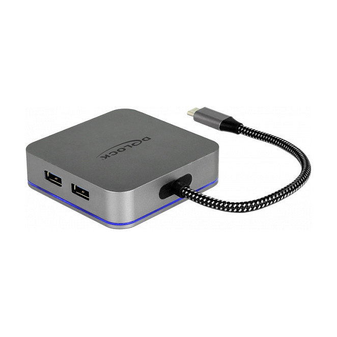 DeLOCK 87742 Dockingstation USB Type-C™ con HDMI 4K, Hub, LAN y PD 3.0