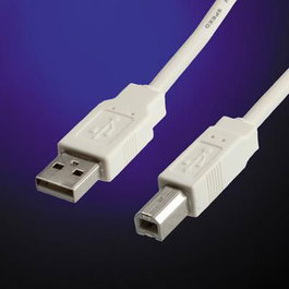 Value Cable USB 2.0 USB A a USB B Gris 3m