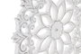 DKD Home Decor Decoración MDF y Hierro Desgastado Blanco y Marrón 29x7x37