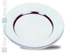 Ovinox Bajo Plato para Vajilla, Diámetro 28 cm, Apto para Lavavajillas y Microondas, Material Resistente y Ligero