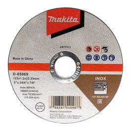 Makita D-65969 Disco de corte 125x1,0mm INOX