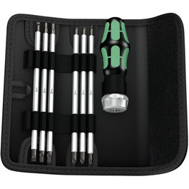 Wera Kraftform Kompakt Vario RA con función de carraca y 6 puntas dobles