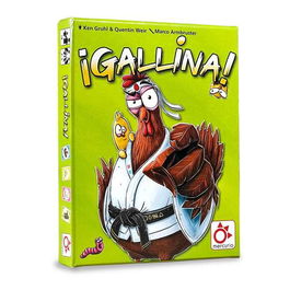 Mercurio Juego Gallina. Tienta a la suerte y descubre quién es el más gallina de la mesa. Edad mínima 8 años