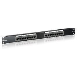 EQUIP Patch Panel 16x RJ45 Cat5e UTP 1U Negro