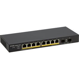 Zyxel GS1900-10HP Switch Gestionable L2 con 8 Puertos PoE+ y 2 SFP