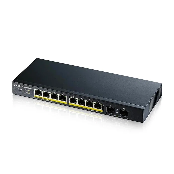 Zyxel GS1900-10HP Smart Switch 8 Puertos PoE+ (77W) y 2 SFP Zyxel GS1900-10HP Smart Switch 8 Puertos PoE+ (77W) y 2 SFP
