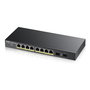 Zyxel GS1900-10HP Switch 10 Puertos Gigabit Ethernet PoE+ 8 Puertos RJ-45 10/100/1000 Mbps 2 Puertos SFP
