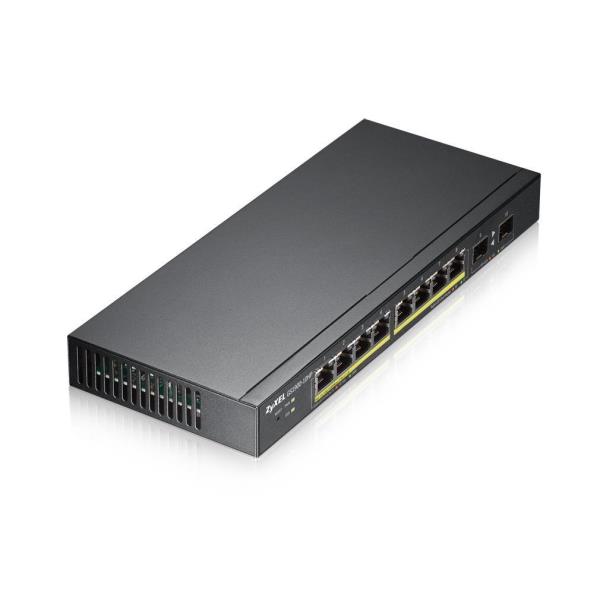 Zyxel GS1900-10HP Switch 10 Puertos Gigabit Ethernet PoE+ 8 Puertos RJ-45 10/100/1000 Mbps 2 Puertos SFP