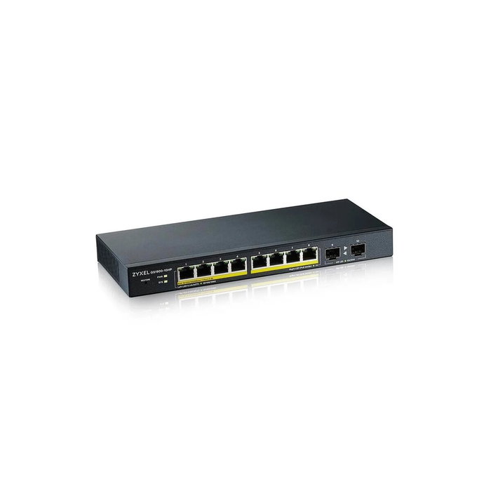 Zyxel GS1900-10HP Smart Switch 8 Puertos PoE+ (77W) y 2 SFP Zyxel GS1900-10HP Smart Switch 8 Puertos PoE+ (77W) y 2 SFP