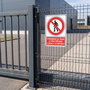 DUVER Señal de Prohibición Prohibido el Paso a Persona Ajena 345 x 245 mm