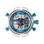 Watxandco RWA2701 Reloj Unisex con Caja de Policarbonato Transparente
