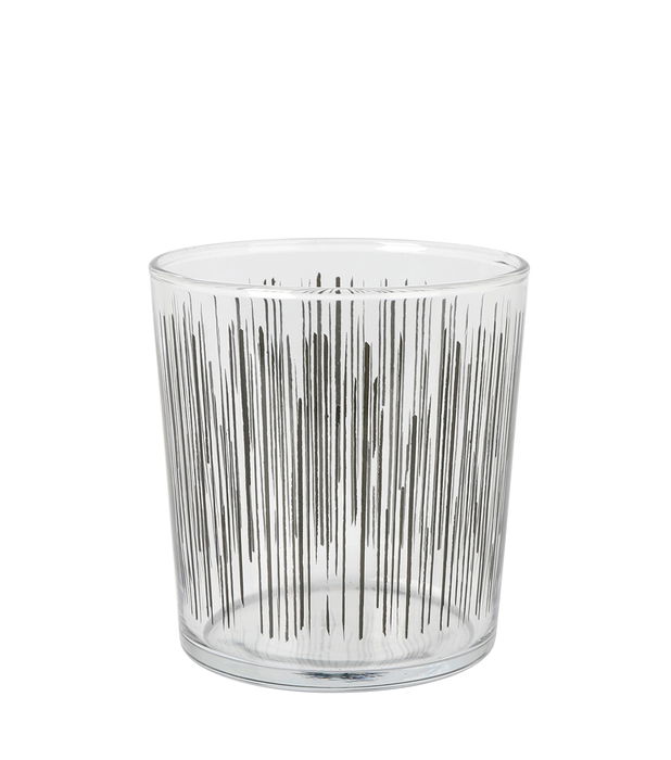 LAV Set de 4 Vasos Pinta Ischia, 340 cc (345 ml) c/u, Cristalería de 9x9x12 cm (6 Cajas)