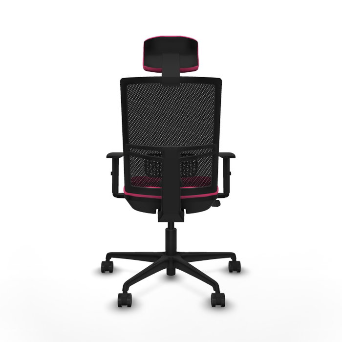 PIQUERAS Y CRESPO Silla de oficina Yunquera Rosa y Negro PIQUERAS Y CRESPO Silla de oficina Yunquera Rosa y Negro