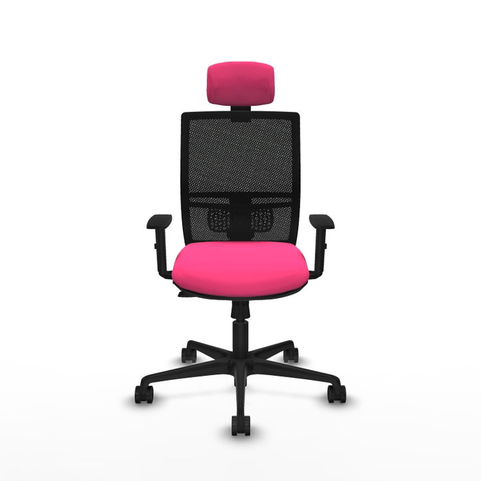 PIQUERAS Y CRESPO Silla de oficina Yunquera Rosa y Negro PIQUERAS Y CRESPO Silla de oficina Yunquera Rosa y Negro