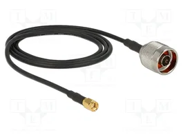 DeLOCK 88938 Cable coaxial N Stecker a RP-SMA CFD200 1 m