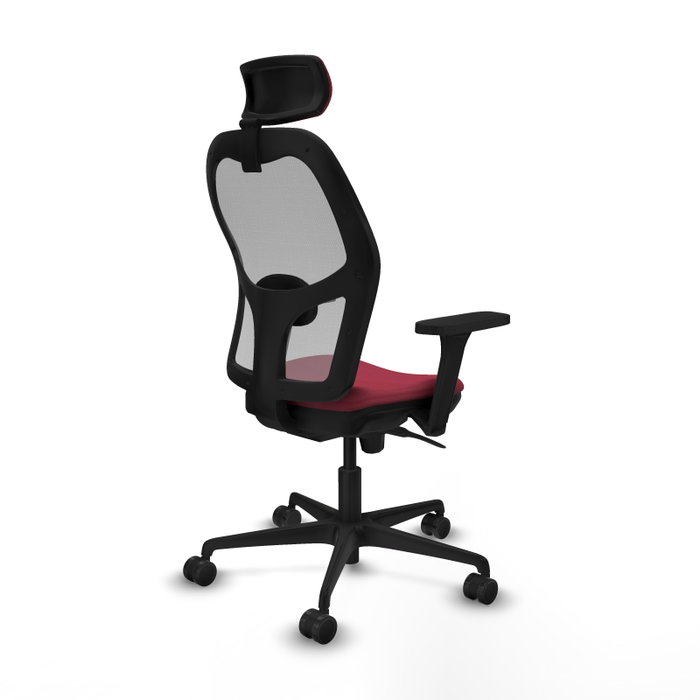 PIQUERAS Y CRESPO Silla de oficina Jorquera Granate y Gris PIQUERAS Y CRESPO Silla de oficina Jorquera Granate y Gris