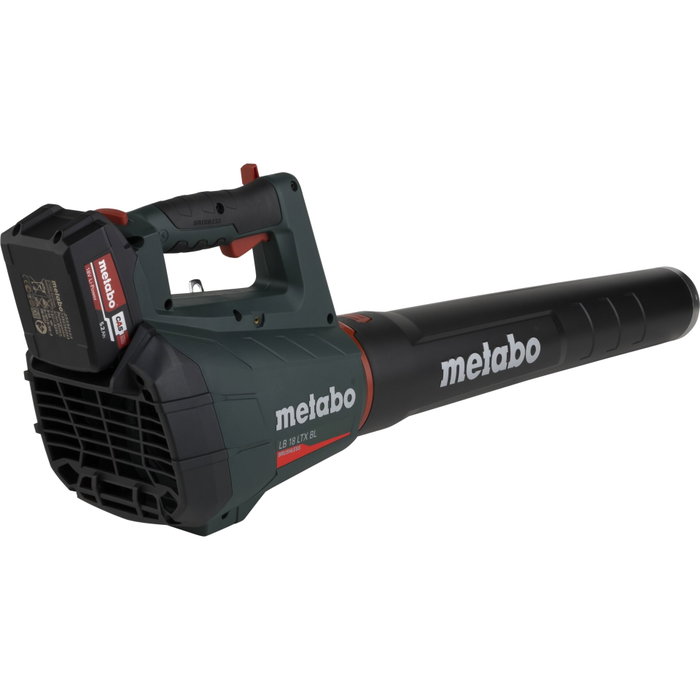 Metabo LB 18 LTX BL Soplador de hojas inalámbrico con 2 baterías de 18 V / 5,2 Ah y cargador Metabo LB 18 LTX BL Soplador de hojas inalámbrico con 2 baterías de 18 V / 5,2 Ah y cargador