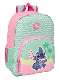 Mochila Escolar Lilo & Stitch Ice cream Rosa 33 x 42 x 14 cm