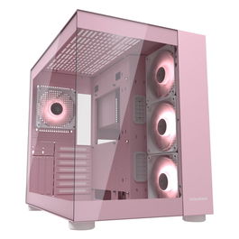Cougar FV150 ARGB Midi Tower, Caja de PC Rosa con Iluminación