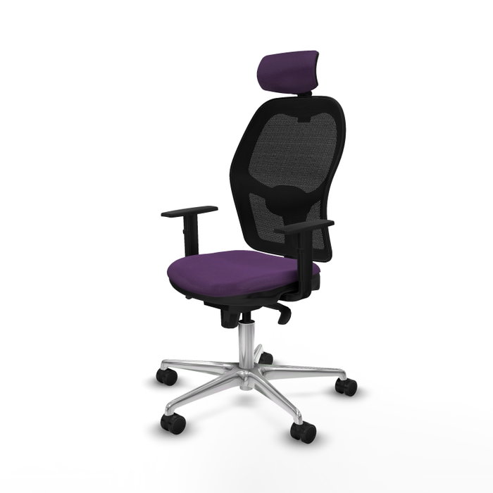 PIQUERAS Y CRESPO Silla de oficina Jorquera Morado y Negro PIQUERAS Y CRESPO Silla de oficina Jorquera Morado y Negro