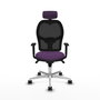 PIQUERAS Y CRESPO Silla de oficina Jorquera Morado y Negro