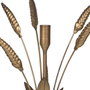 Ixia Portavelas Oro Metal Decoración 23 X 23 X 43 cm