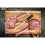 Forged Cuchillo para carne FOR8720039623408 Acero Japonés 440C Mango de Madera Dalbergia L 20,5 cm