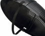 Atosa Máscara Negra de PVC con Cuadrado Blanco 26x20 cm para Disfraz de Guardia