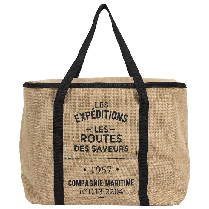 Cook Concept Bolsa Térmica Routes 33 L Plástico y Yute Cook Concept Bolsa Térmica Routes 33 L Plástico y Yute