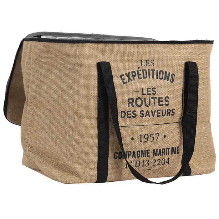 Cook Concept Bolsa Térmica Routes 33 L Plástico y Yute Cook Concept Bolsa Térmica Routes 33 L Plástico y Yute