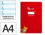 Liderpapel Cuaderno Espiral Pautaguía A4 Tapa Dura Rojo