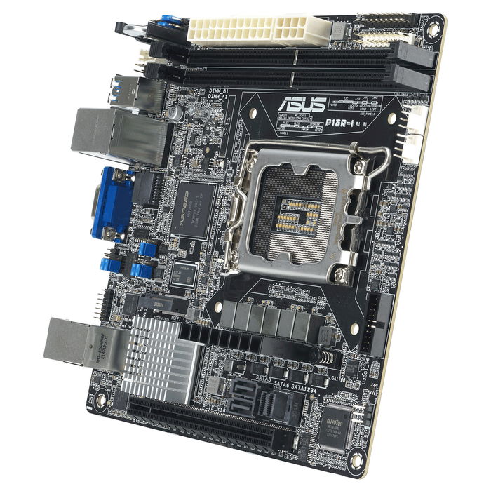 ASUS P13R-I S1700 C262/DDR5/VGA/2xGBL/mITX (ASMB11-iKVM onboard) Placa Base para Servidor