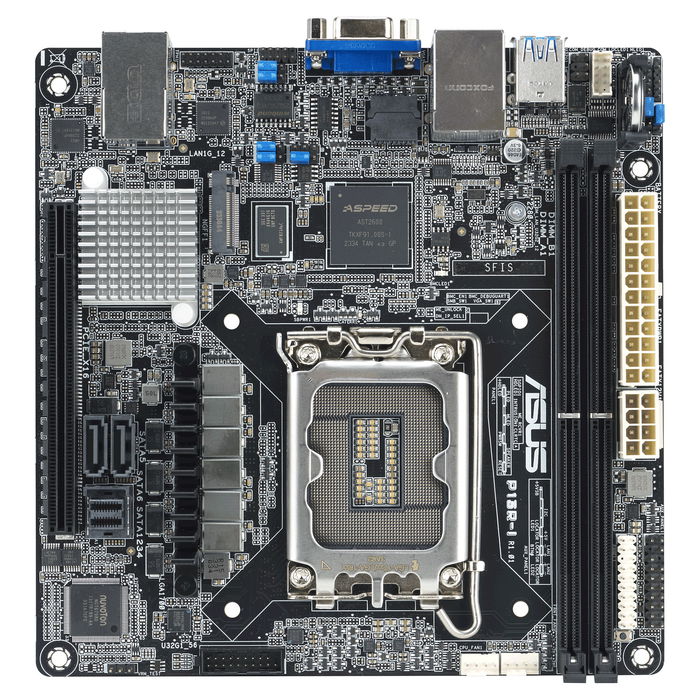 ASUS P13R-I S1700 C262/DDR5/VGA/2xGBL/mITX (ASMB11-iKVM onboard) Placa Base para Servidor